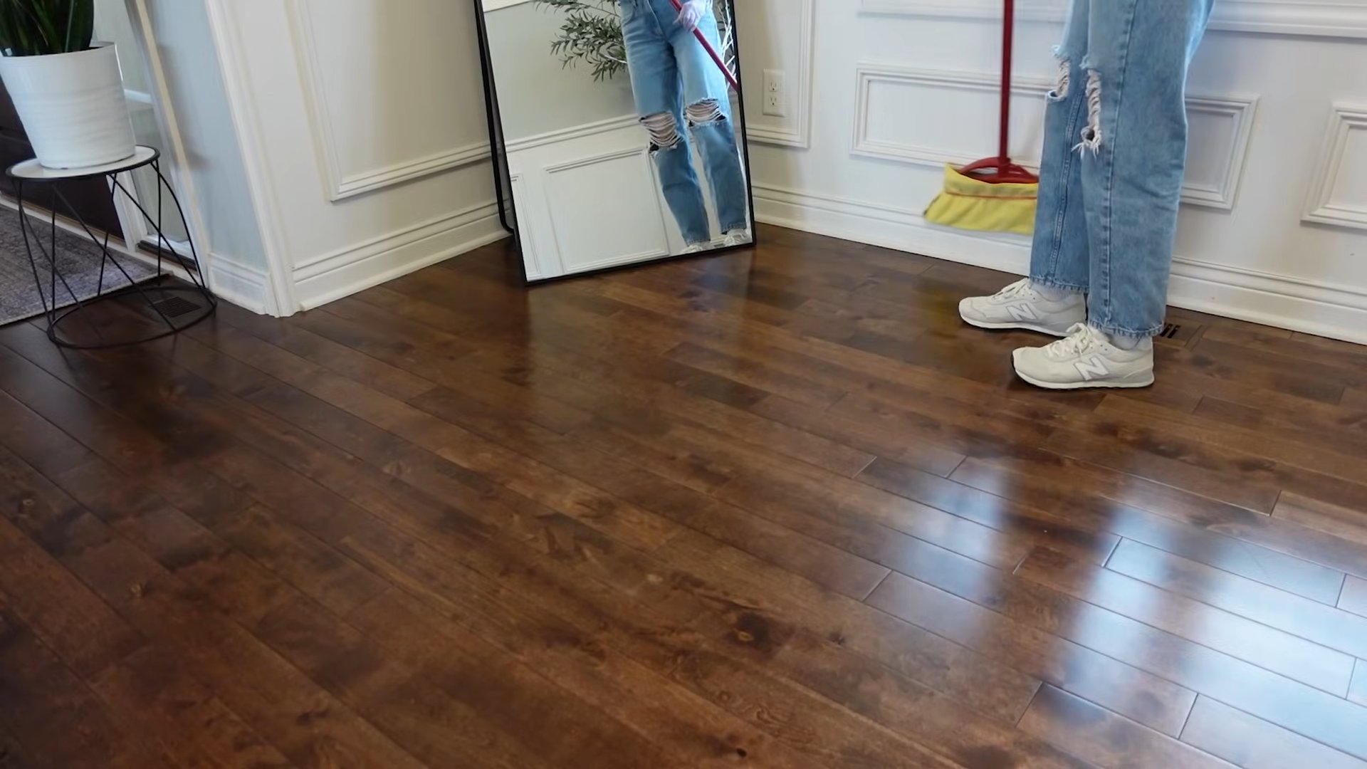 Baseboard cleaning amazing smell